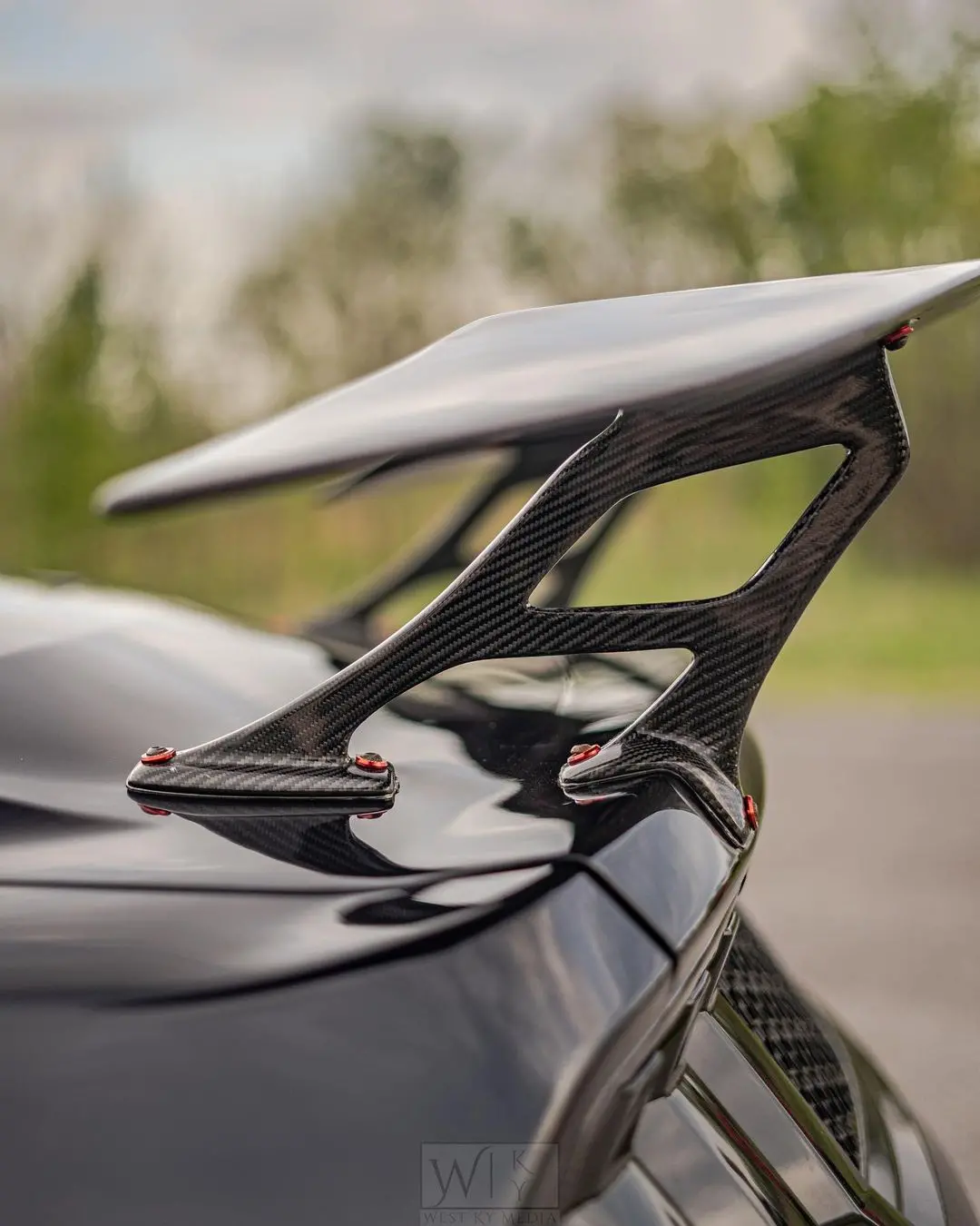 Cmst Carbon Fiber Rear Spoiler Wing Ver.4 For Ford Mustang S550 2015-2022 1