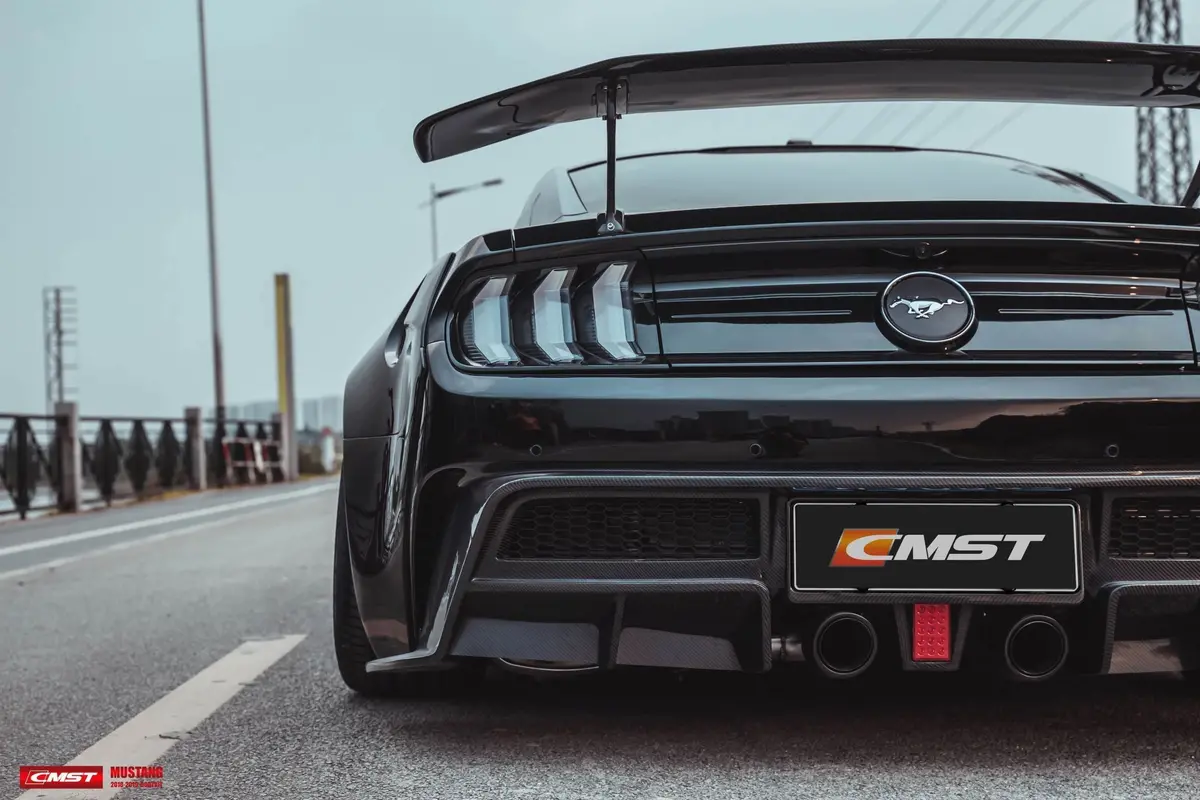 Cmst Rear Bumper With Diffuser For Ford Mustang S550.1 S550.2 2015-2022 1