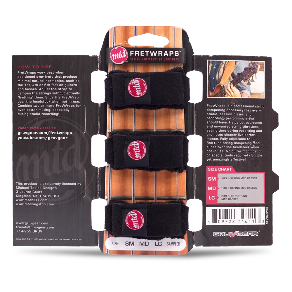 Fretwraps String Muters (3-Pack) 6