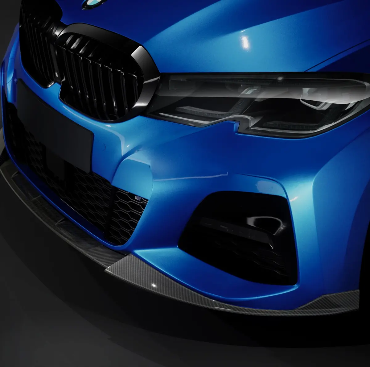 Achencybe Bmw 3 Series G20/G21 Carbon Front Lip 2019-2022 1