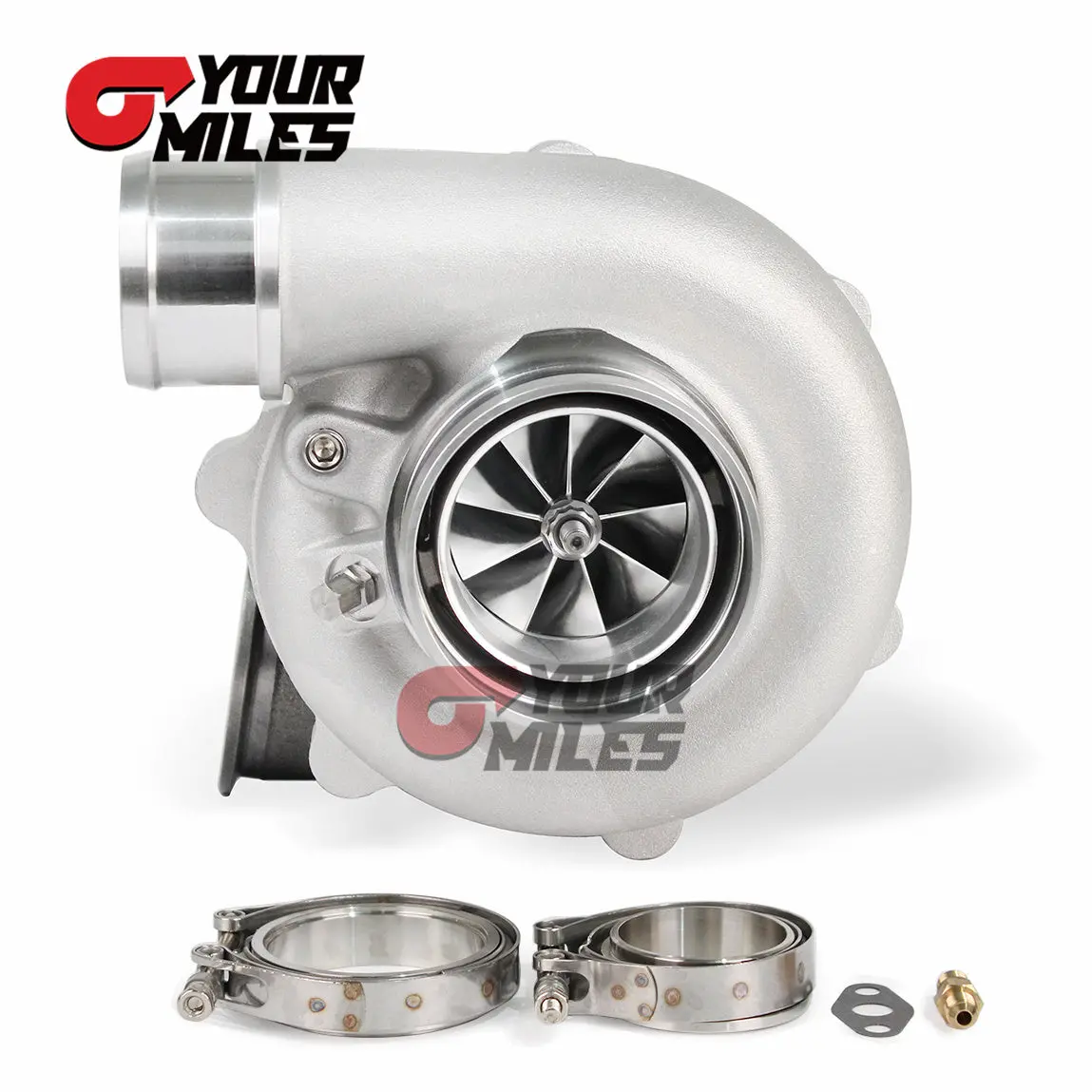 Yourmiles Reverse Rotation S30-660 Billet Comp. Wheel Dual Ball Bearing Turbocharger 0.83/1.01/1.21 Dual Vband Hsg 1