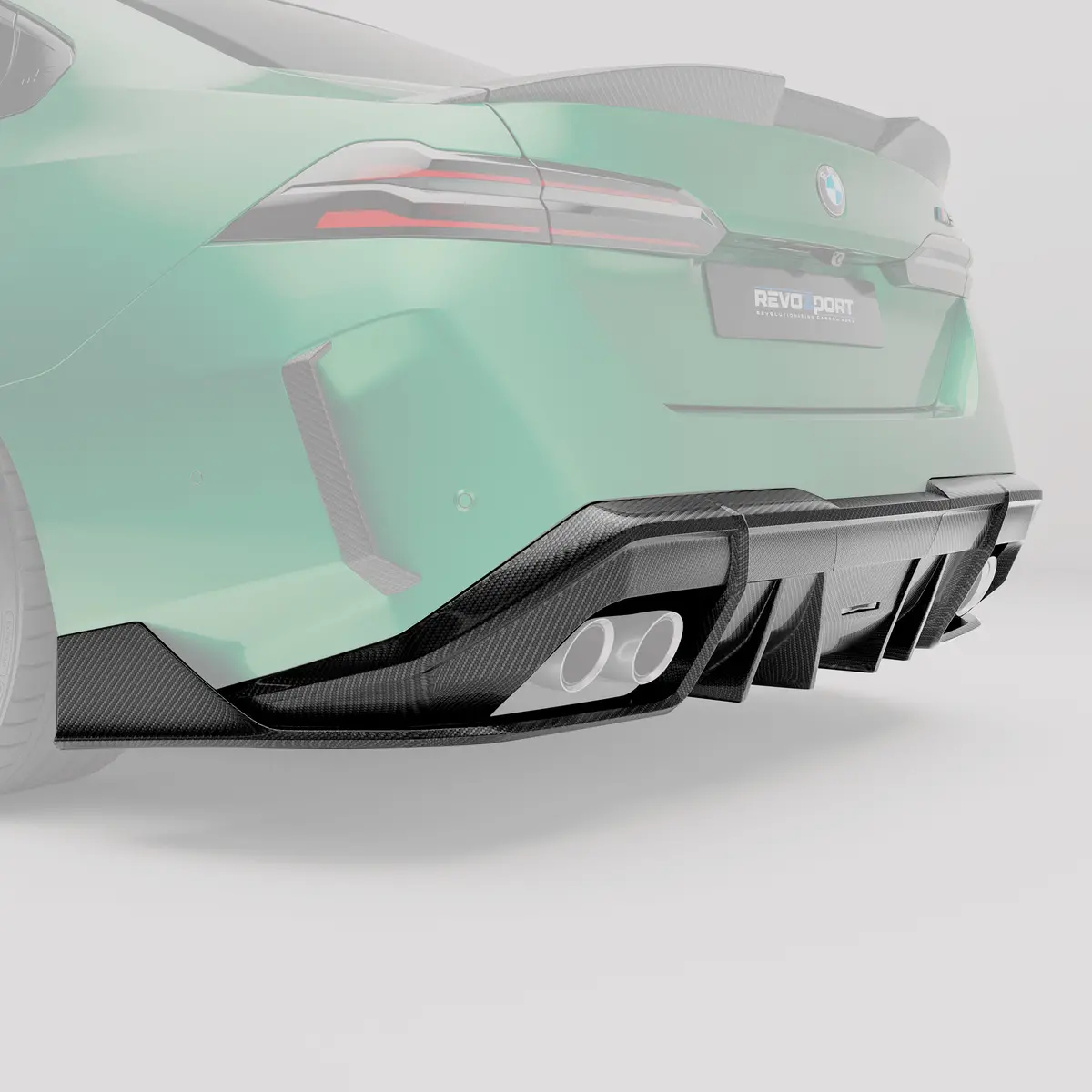 Bmw M5 G90 Carbon Fiber Rear Diffuser 2