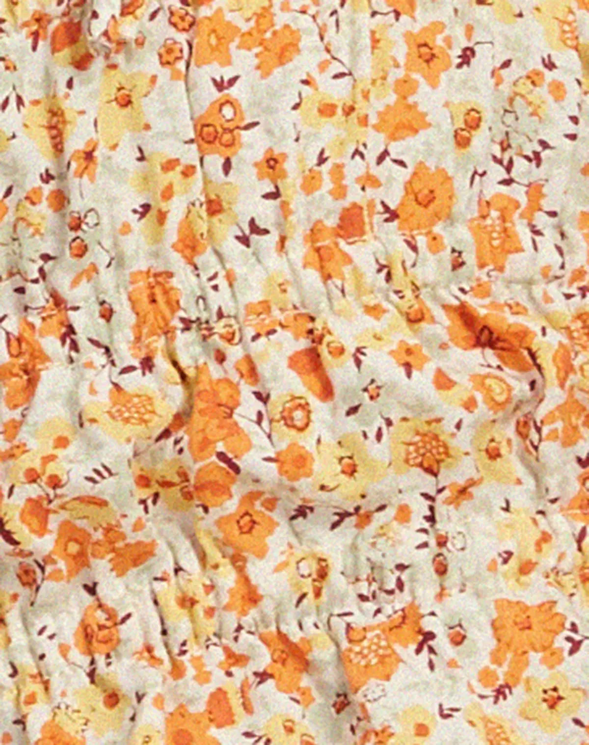 Galo Top In Ditsy Tangerine 6