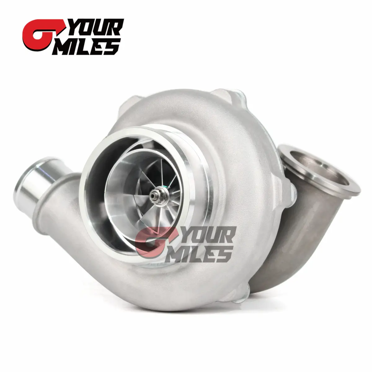 Yourmiles Gen2 Sts3576r Dual Ball Bearing Billet Turbo Dual Vband 0.82 Stainless Steel Th 1