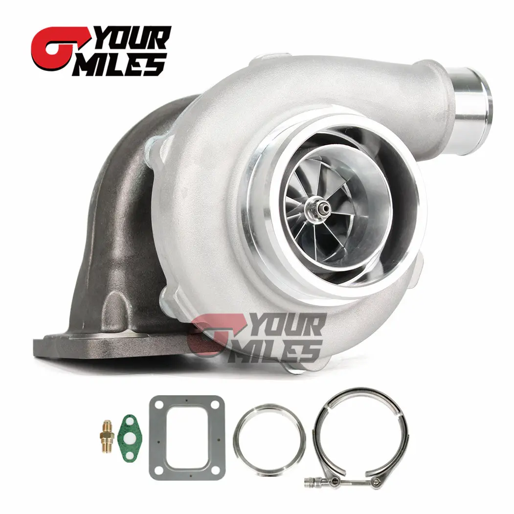 Yourmiles Gen2 Sts3576r Dual Ball Bearing Billet Wheel Turbo T4 Flange 0.82 Vband Outlet 1