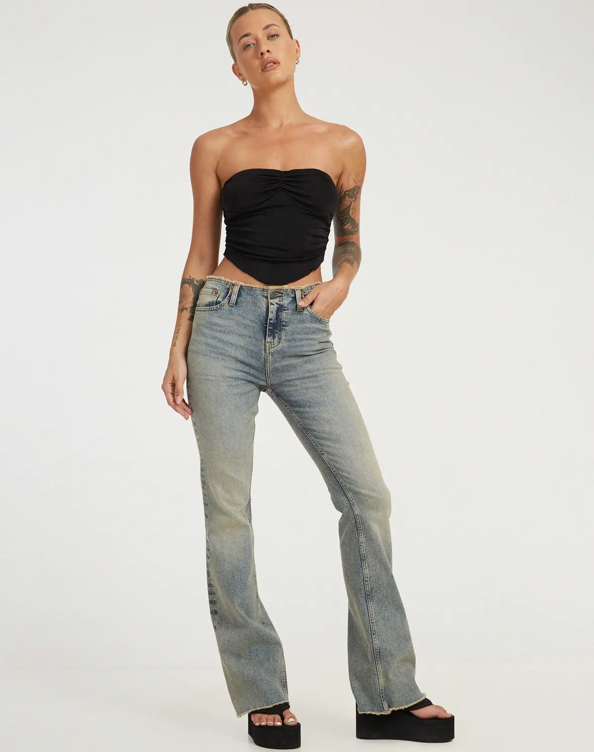 Hankru Bandeau Top In Black 3