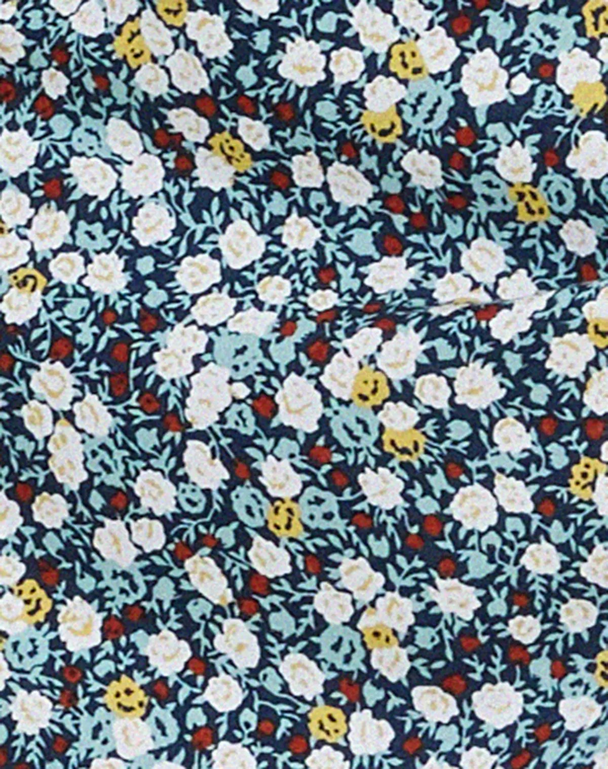 Harriet Midi Skirt In Floral Field Navy 5