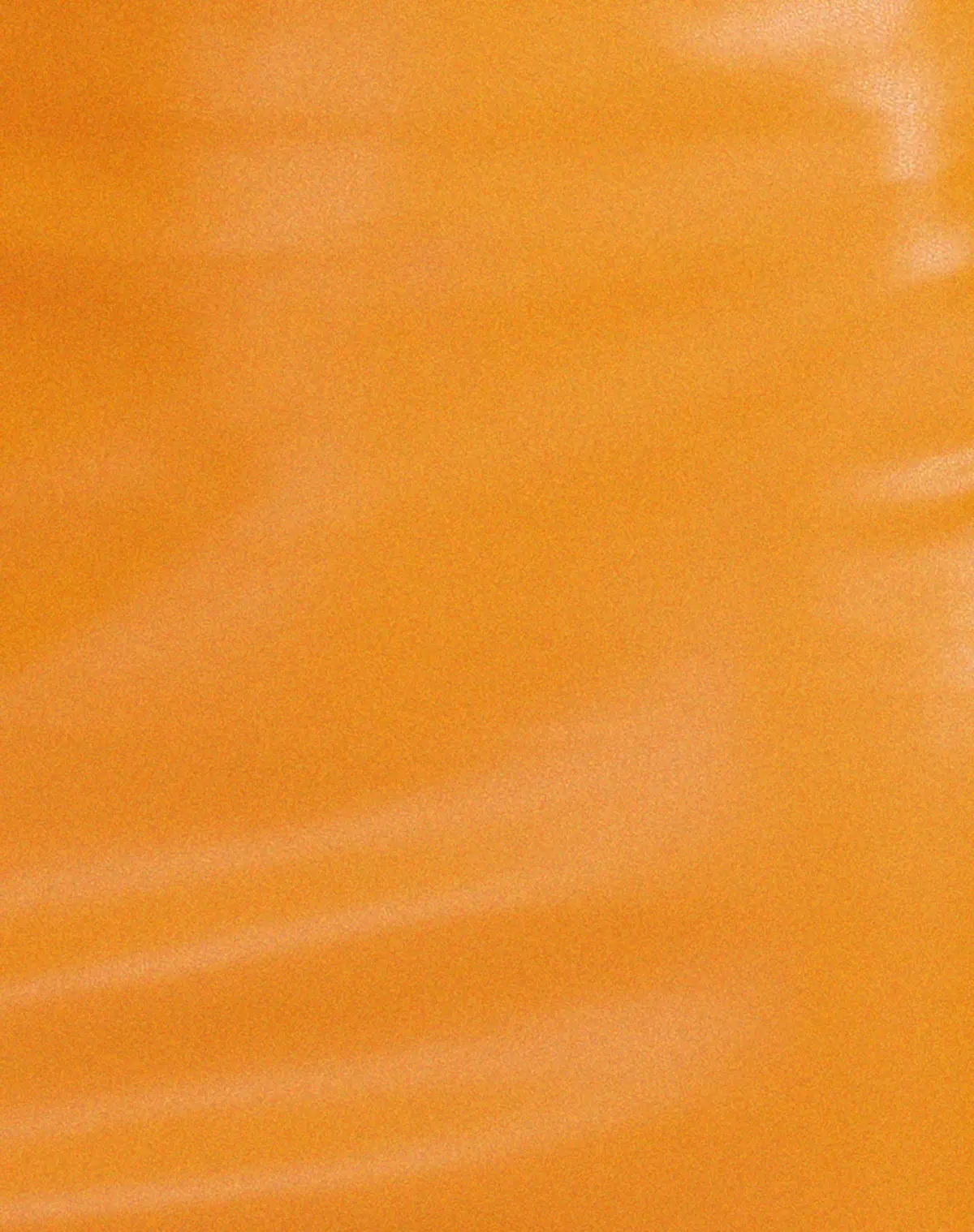 Ima Skirt In Pu Neon Orange 7
