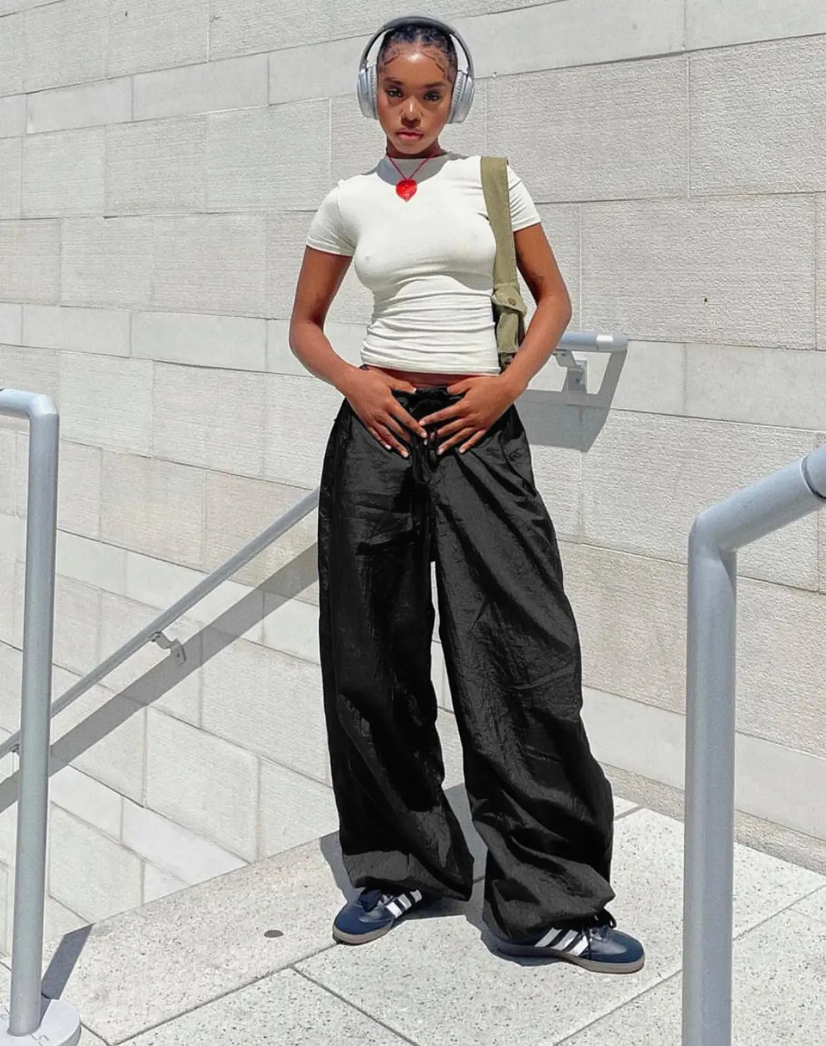 Chute Trouser In Parachute Black 1