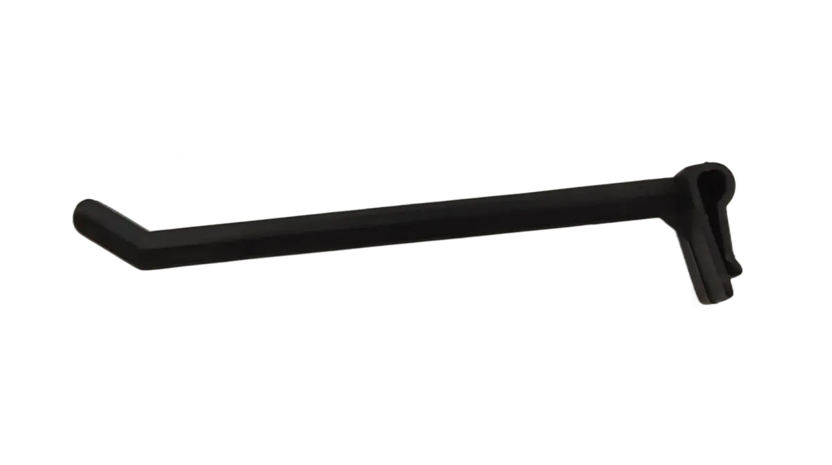 Merchandising Fixture - Large Black Plastic Hooks 100 Pack 995030 1