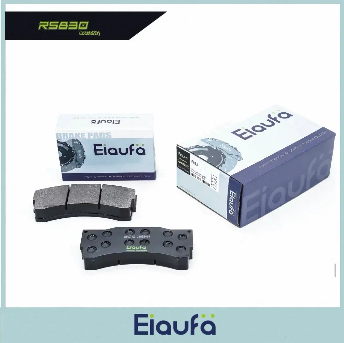 Eiaufa E588 Performance Brake Pads — Porsche 911 (991) Turbo S / Gt3 / Gt3 Rs / Gt2 Rs (Steel Disc) Front | Ame Motorsport 1