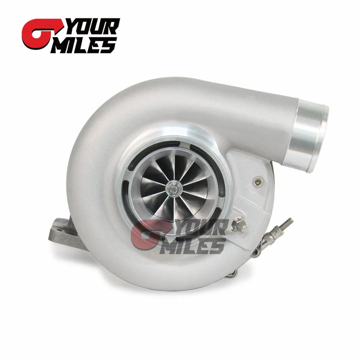Yourmiles S40-1150 71/88Mm Comp. Wheel Dual Ball Bearing Turbocharger T4 0.85/0.95/1.06/1.19 V-Band Housing 1