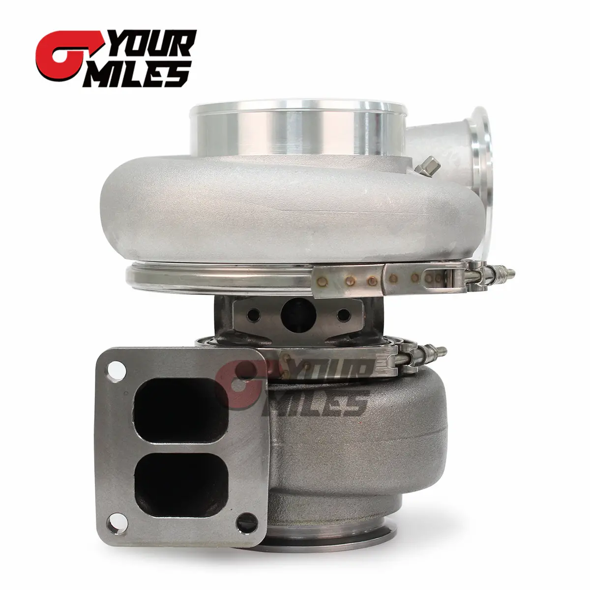 Yourmiles S45-1500 76/109Mm Comp. Wheel Dual Ball Bearing Turbocharger T4 1.01/1.15/1.28/1.44 V-Band Housing 4