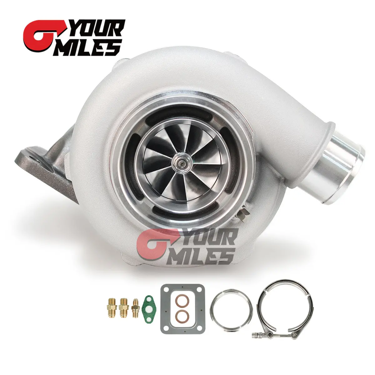 Yourmiles Gen2 Sts3076r Dual Ball Bearing Billet Wheel Turbo T4 0.82 3"Vband Outlet Th 1
