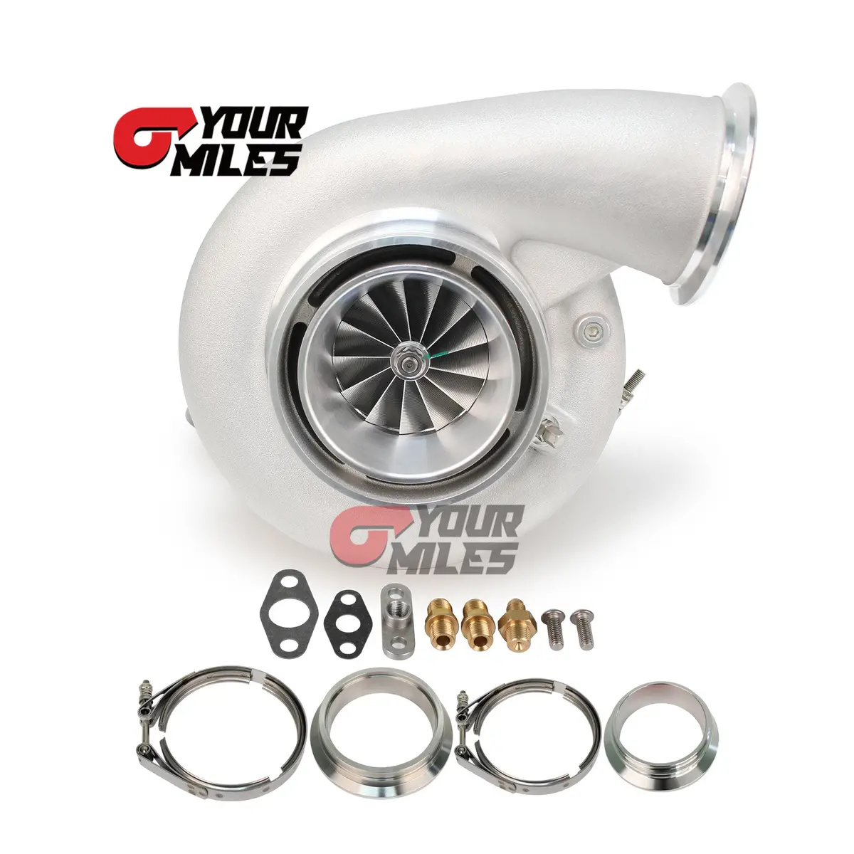 Yourmiles S45-1125 67/102Mm Comp. Wheel Dual Ball Bearing Turbocharger 0.85 Dual Vband Th 1