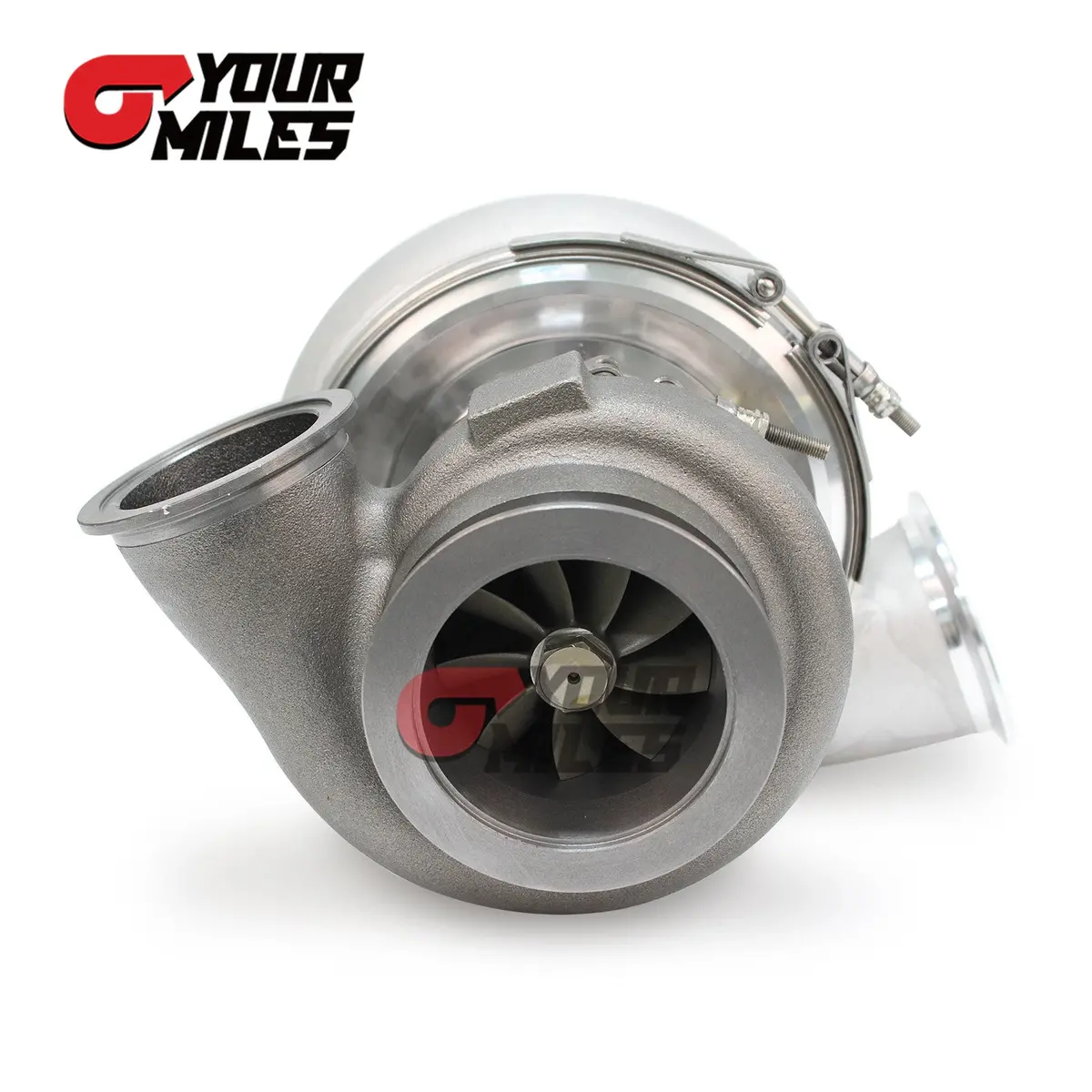 Yourmiles S45-1600 80/109Mm Comp. Wheel Dual Ball Bearing Turbocharger 0.85 Dual V-Band Housing 2