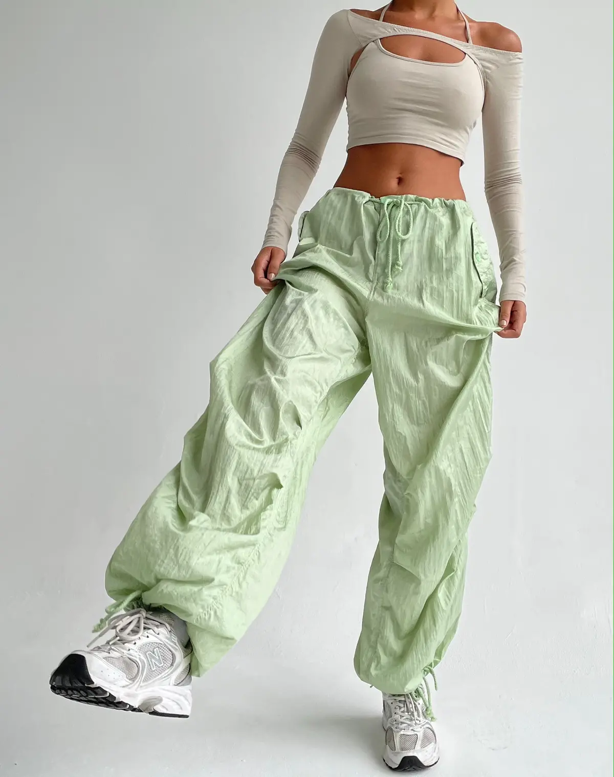 Chute Trouser In Parachute Sage 1