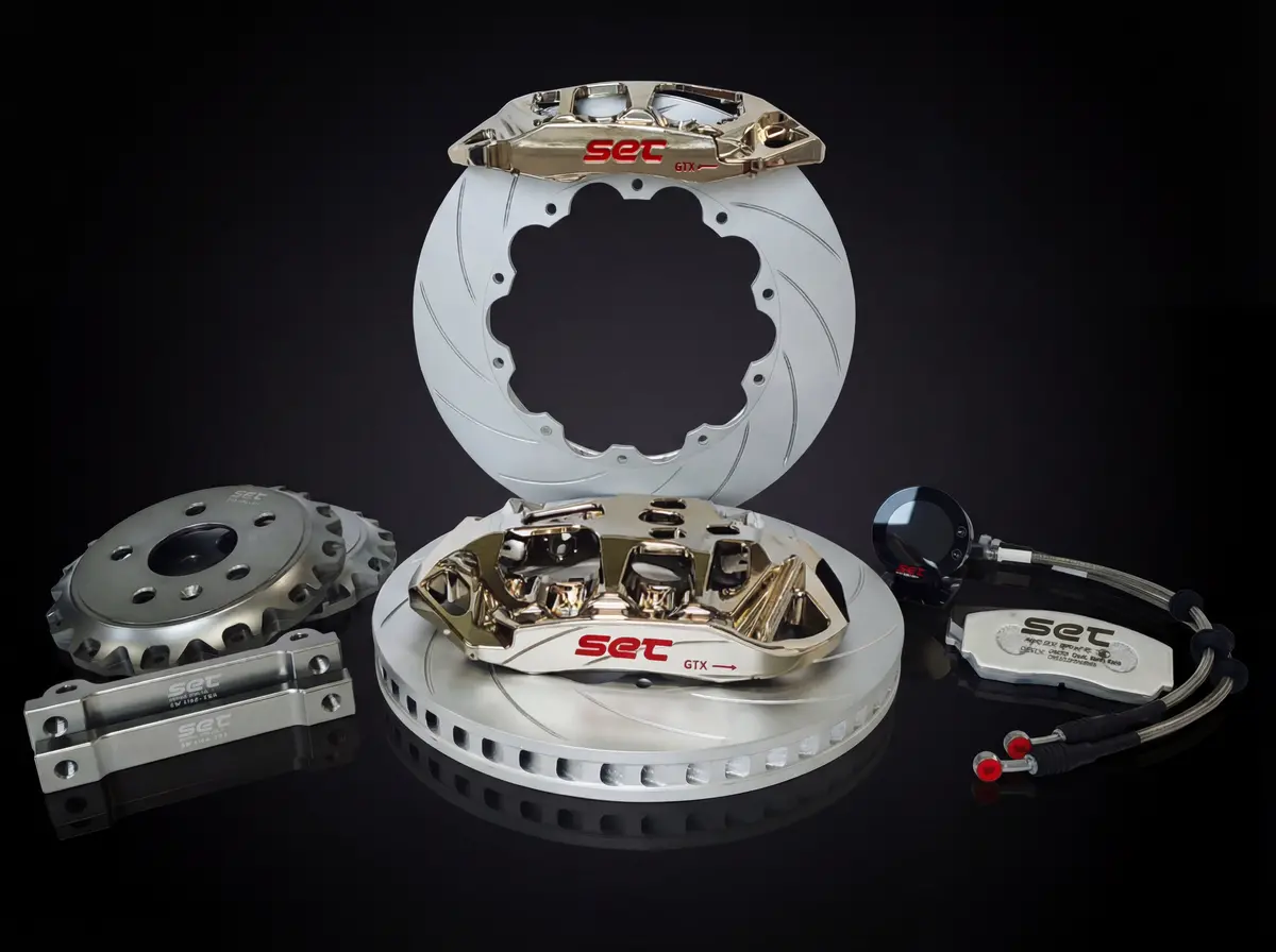 Set Gtx6 Flagship Racing Big Brake Kit | 6-Piston | Monoblock Forged | Gt3/Gt4 Proven 1