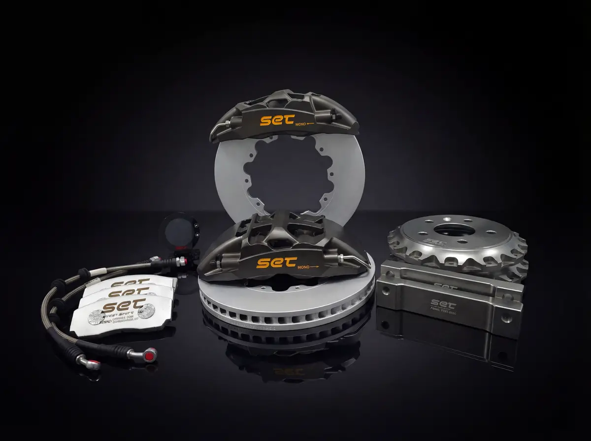 Set Mono4 Advanced Racing Big Brake Kit | 4-Piston | Monoblock Forged 6082-T6 1