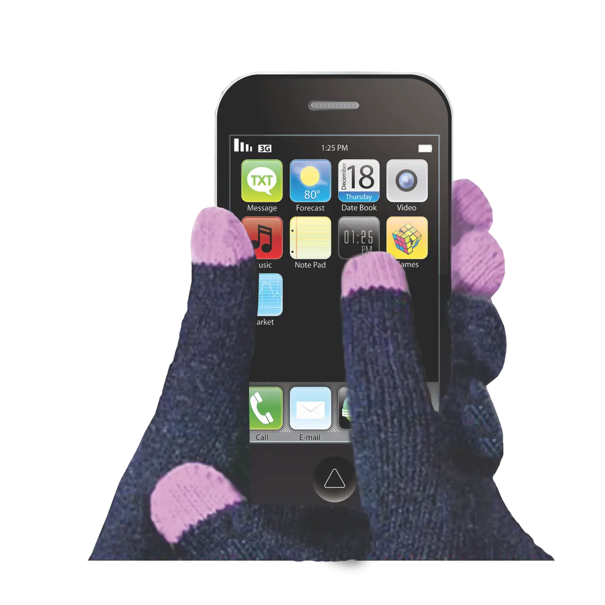 Touch Gloves One Size Fits All Assortment - 12 Pieces Per Pack 22695 2