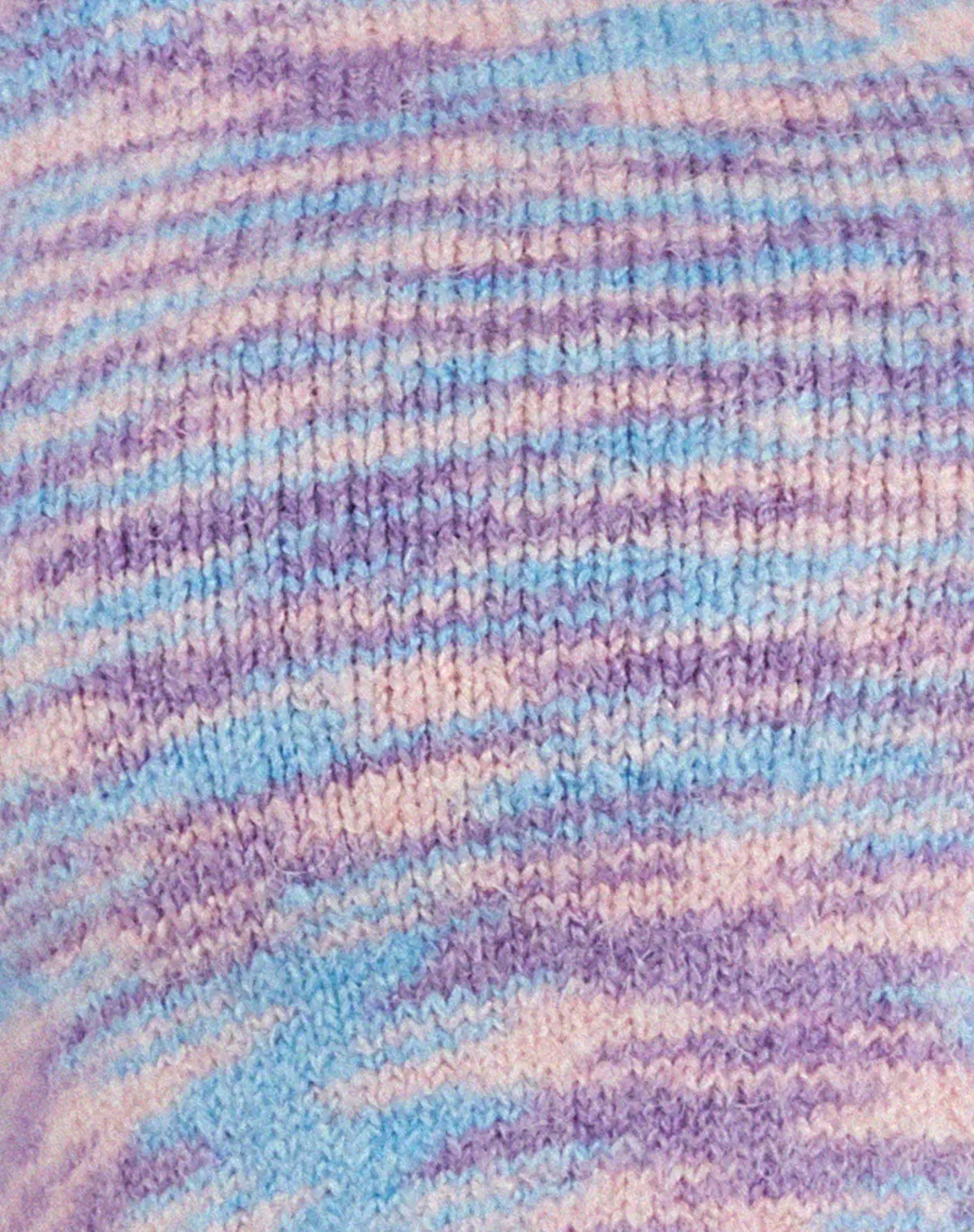 Kusha Crop Top In Mix Space Dye Knit Lilac 6