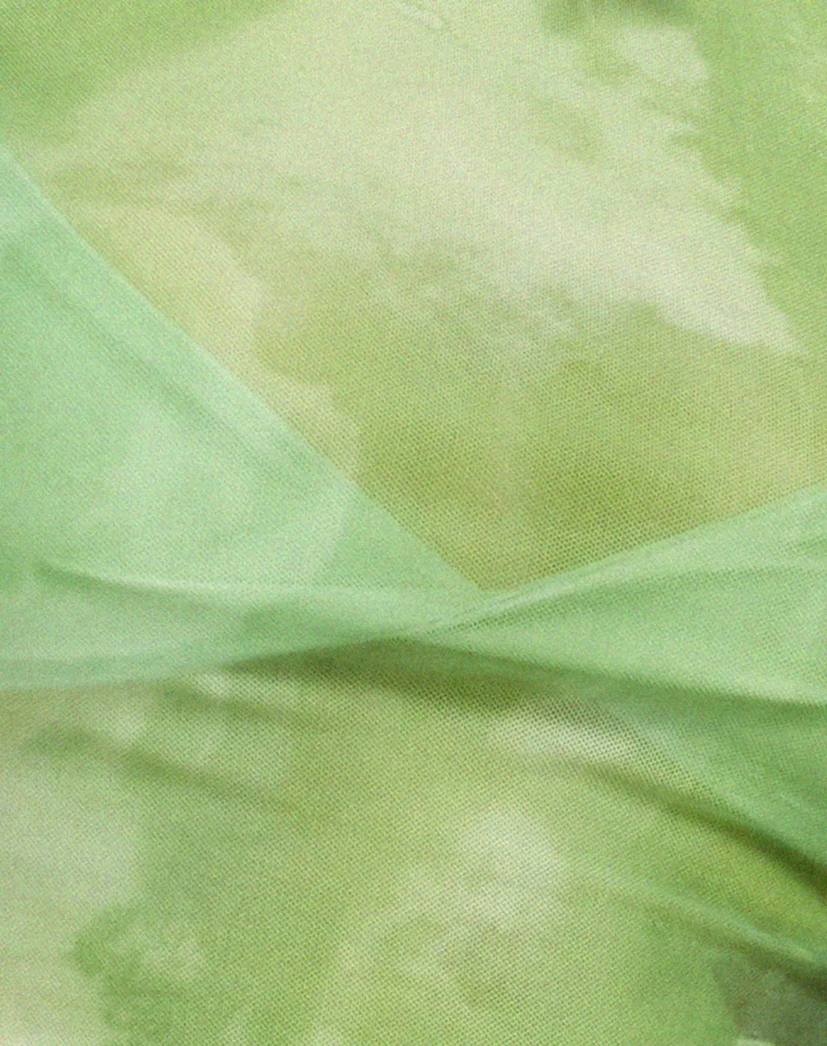 Tiney Crop Top In Watercolour Green 7