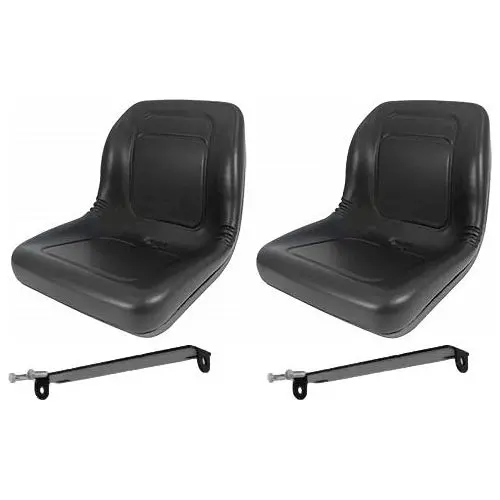 2 Gator Loader Compact Lawn Mower Garden Tractor Seat W/ Flip Bracket 2