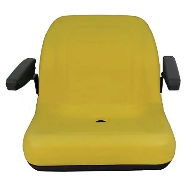 Skid Loader Compact Lawn Mower Garden Tractor Seat W/ Arm Rests 3