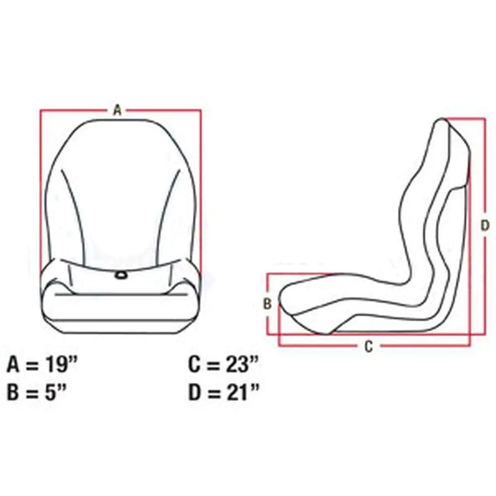 John Deere / Kubota Compact Tractor Flip Style Seat W/ Arm Rests 2
