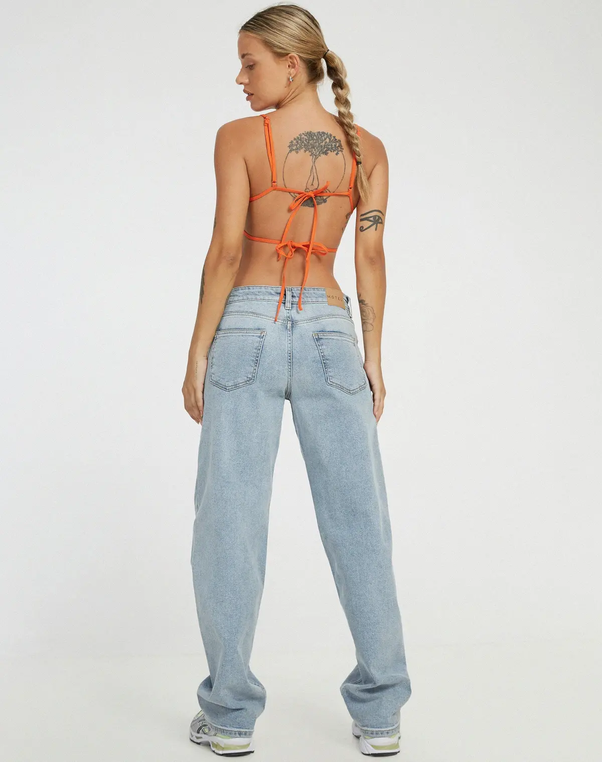 Merita Crop Top In Orange 4