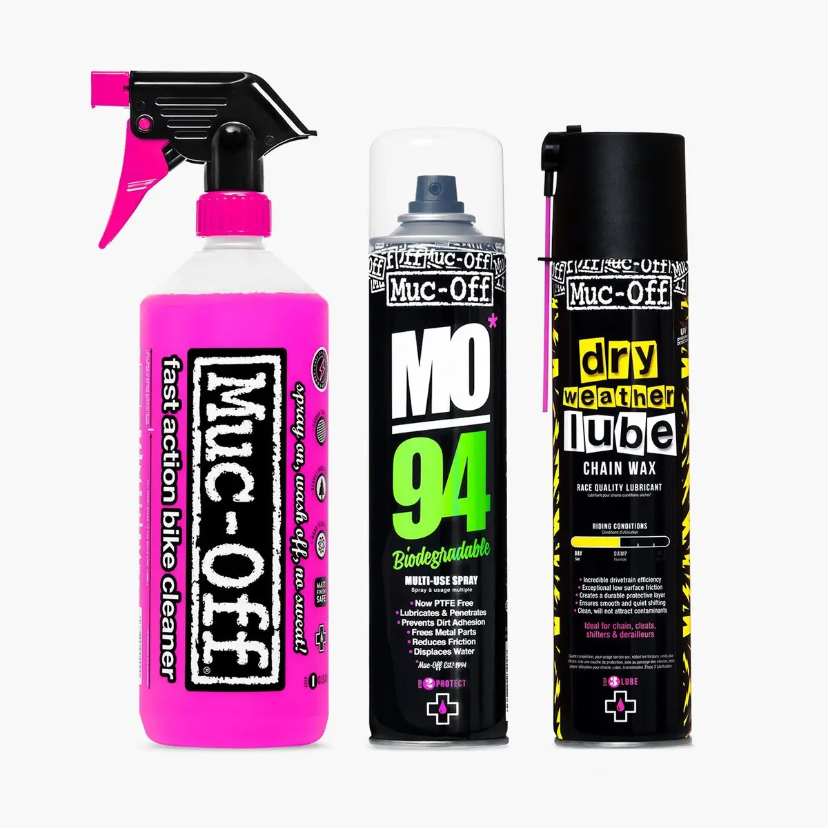Clean, Protect & Dry Lube Aerosol Bundle 1