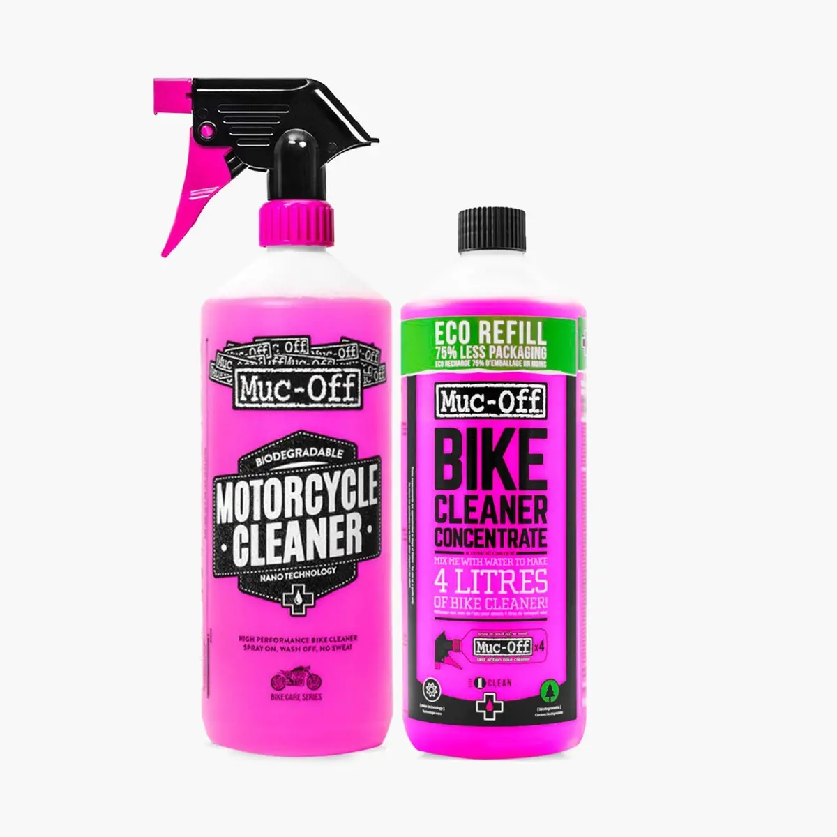 Nano Tech Motorcycle Cleaner 1L + 1L Concentrate Refill 1