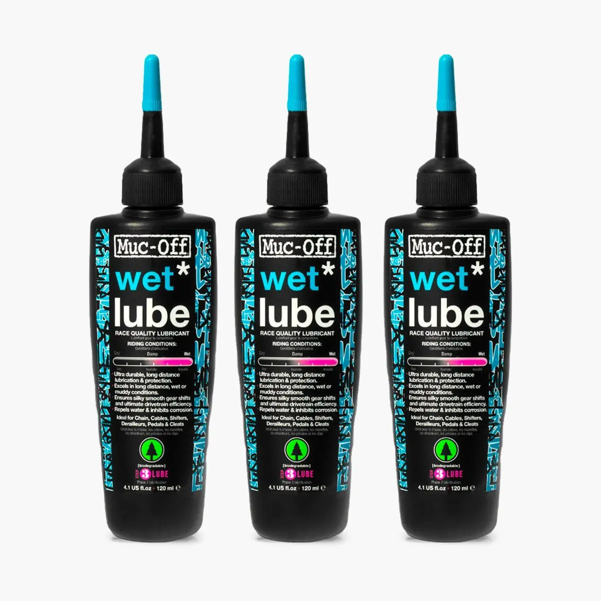 3 X Wet Weather Lube 120Ml 1