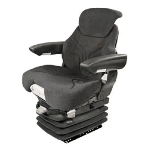 12V Heavy Duty Tractor Excavator Backhoe Loader Seat W/ Air Suspension 4