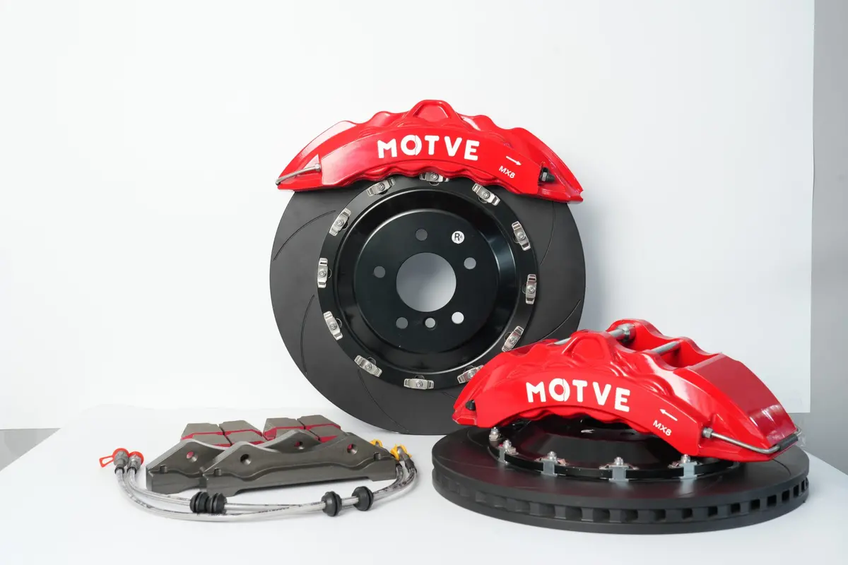 Motve Mx8 High-Performance 6 Piston Caliper Car Brake System (Front Wheel) 1
