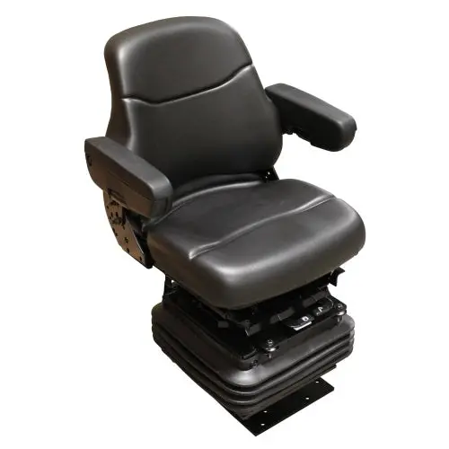 Mid Back Backhoe Tractor Seat W/ Mechanical Suspension 1