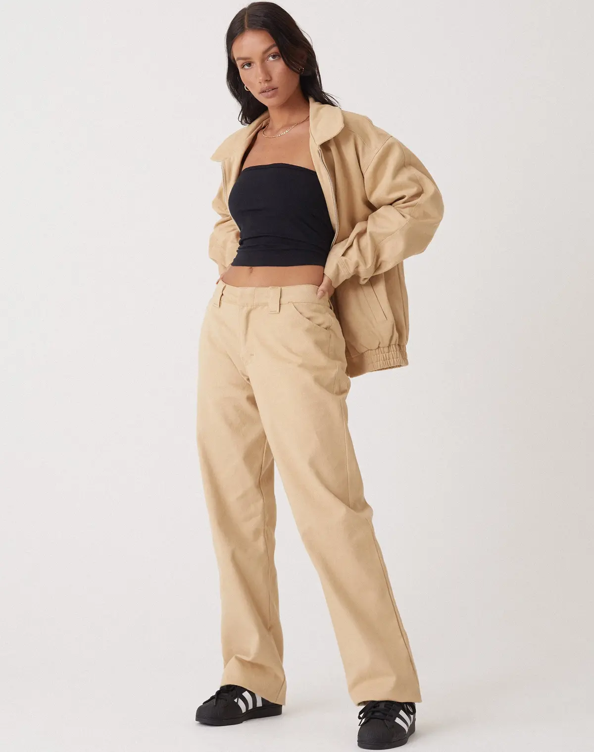Motel X Olivia Neill Kana Trouser In Tan 3