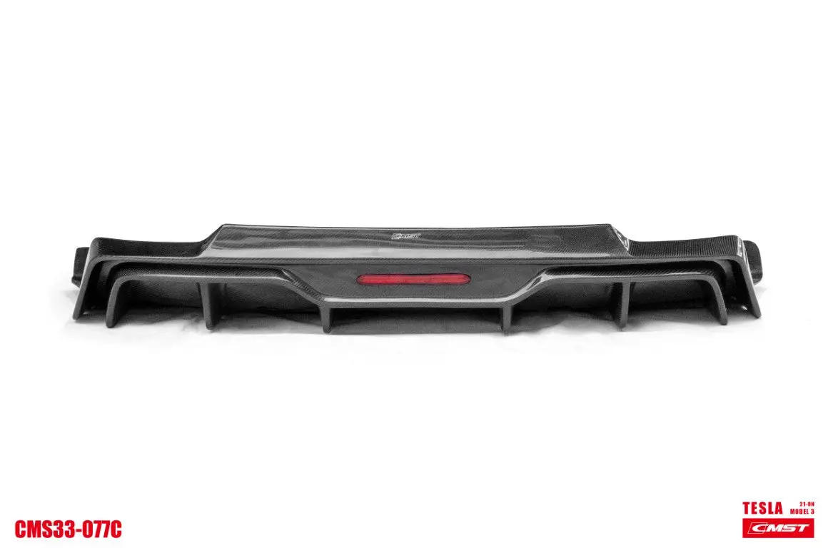 New Release!!! Cmst Tesla Model 3 Carbon Fiber Rear Diffuser Ver.5 6