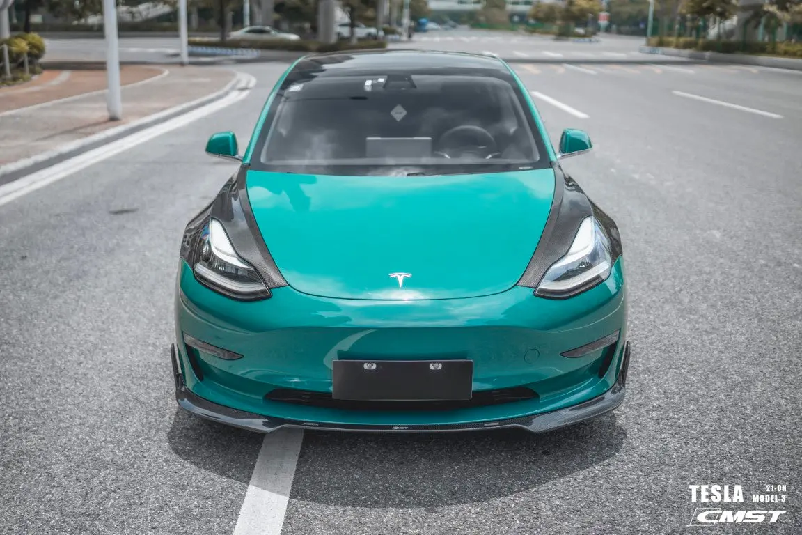 Cmst Carbon Fiber Front Fender Replacement For Tesla Model 3 3