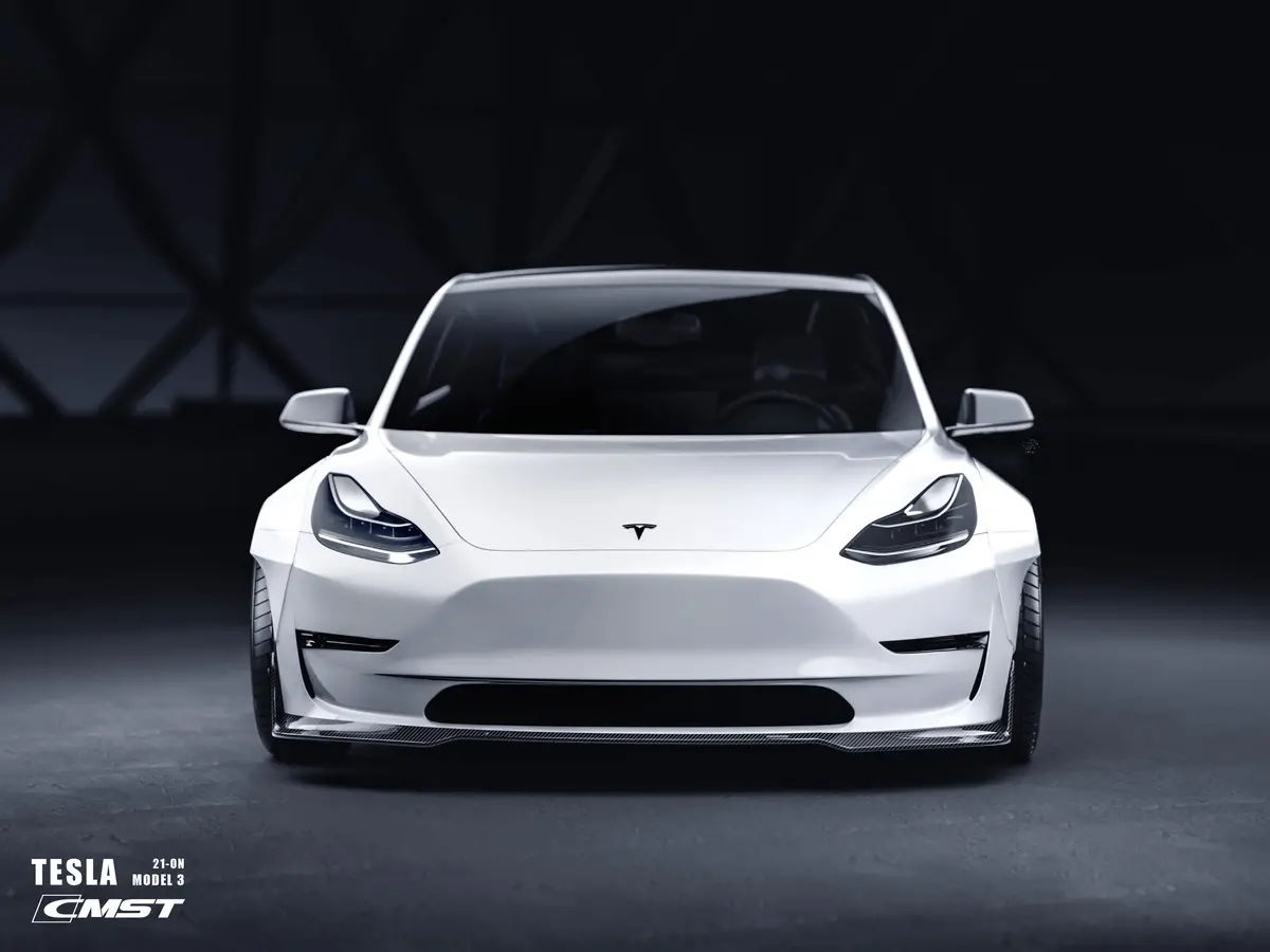 New Release!!! Cmst Tesla Model 3 Carbon Fiber Full Body Kit Style F 1