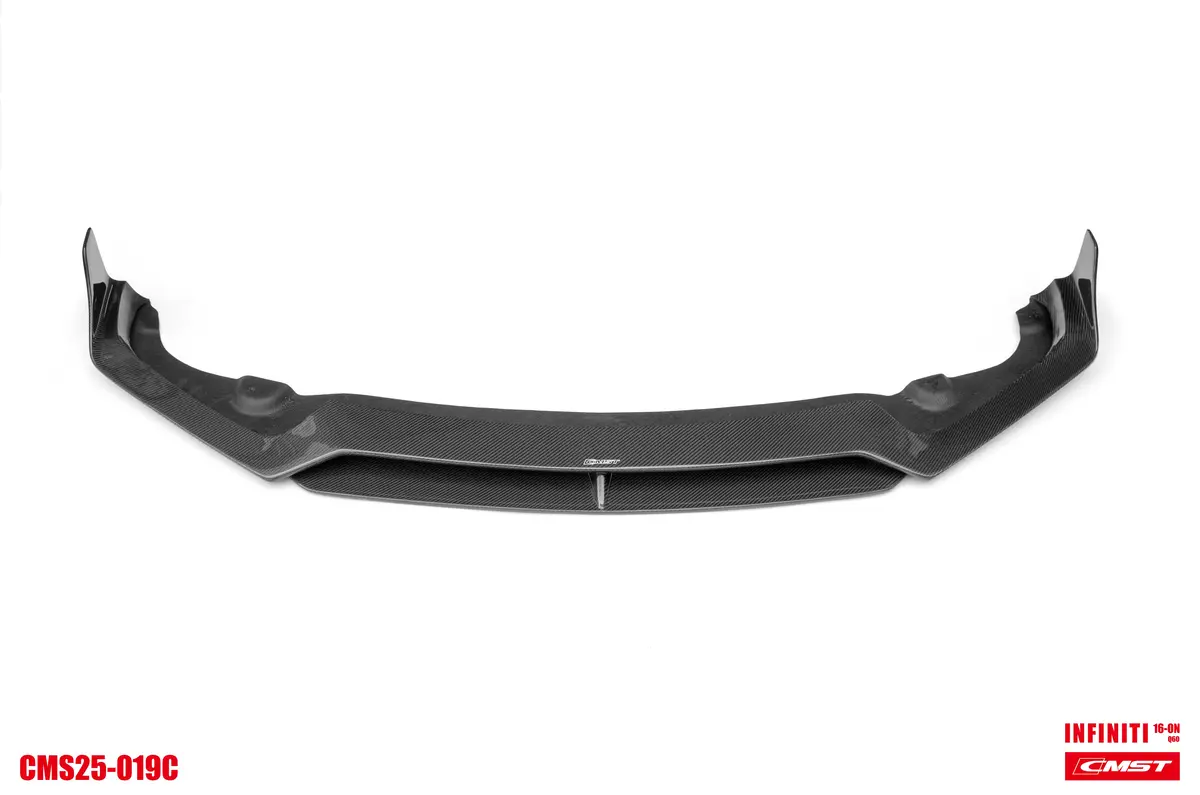 New Release! Cmst Carbon Fiber Front Lip Splitter For Infiniti Q60 2017-2022 2