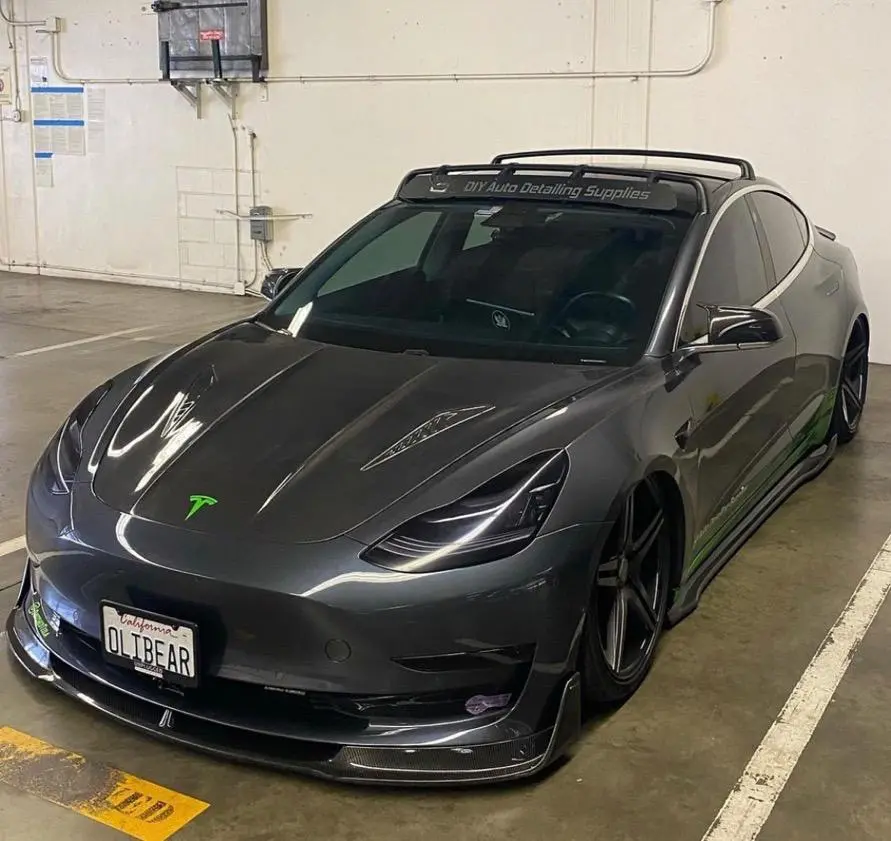 Cmst Carbon Fiber Hood Ver.2 For Tesla Model 3 1