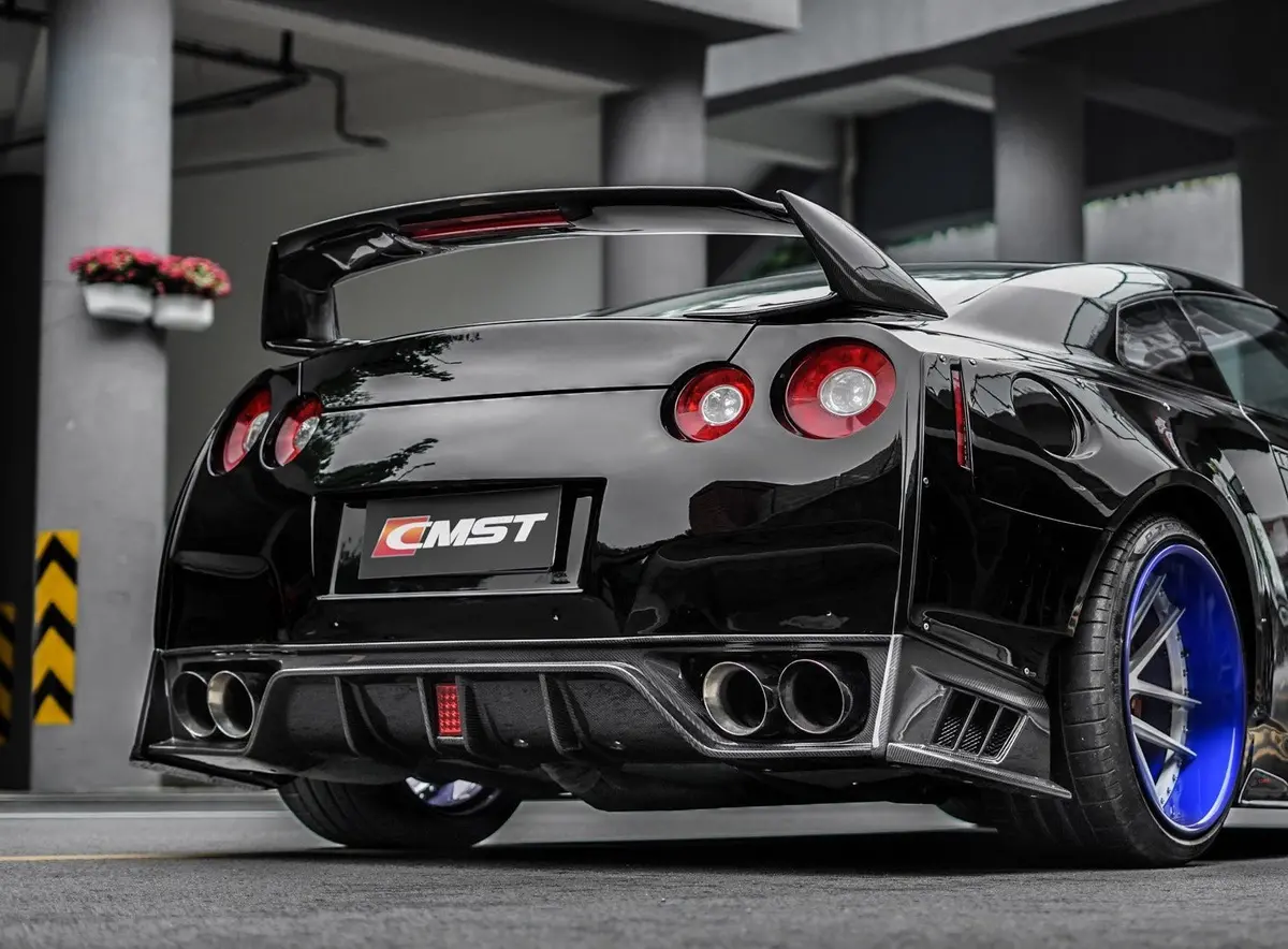 Cmst Facelift Conversion Rear Bumper & Rear Diffuser For Nissan Gtr Gt-R R35 2008-2022 1