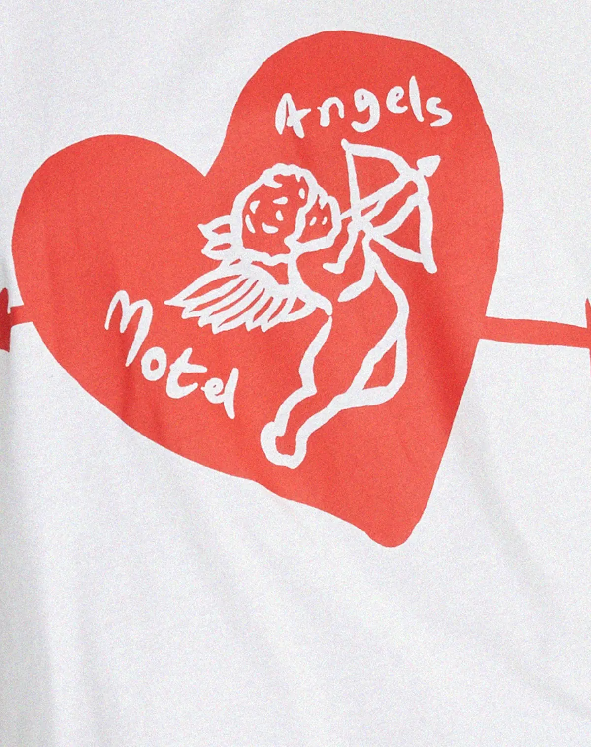 Oversize Basic Tee In White Motel Angel 5