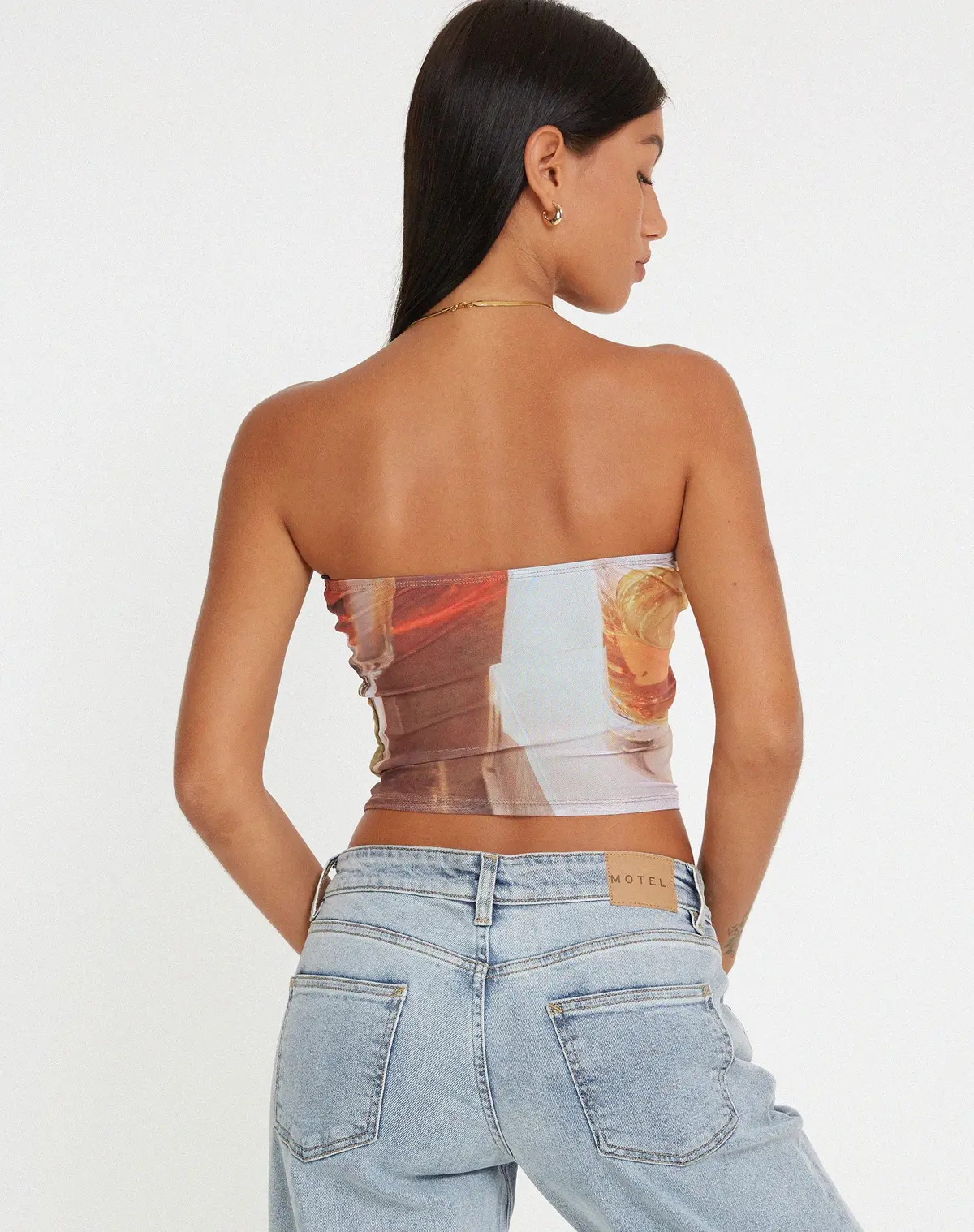 Peggy Bandeau Top In Fruit Photoprint 4
