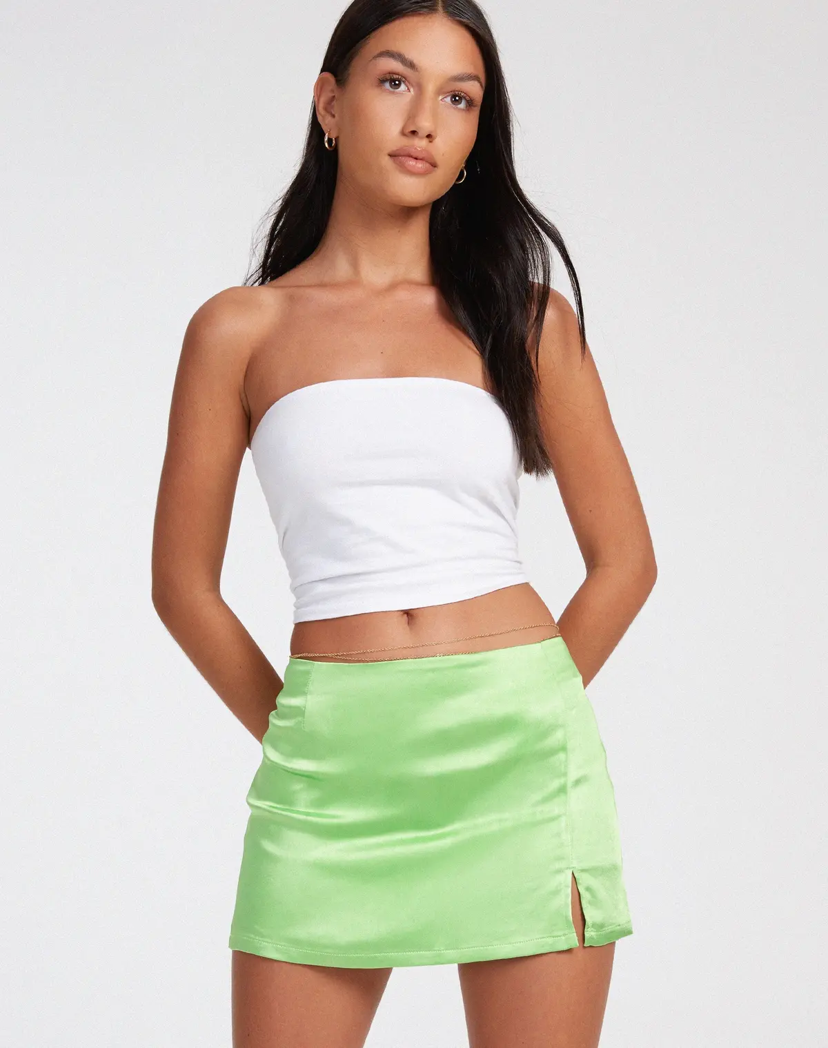 Phila Mini Skirt In Jasmine Green 1