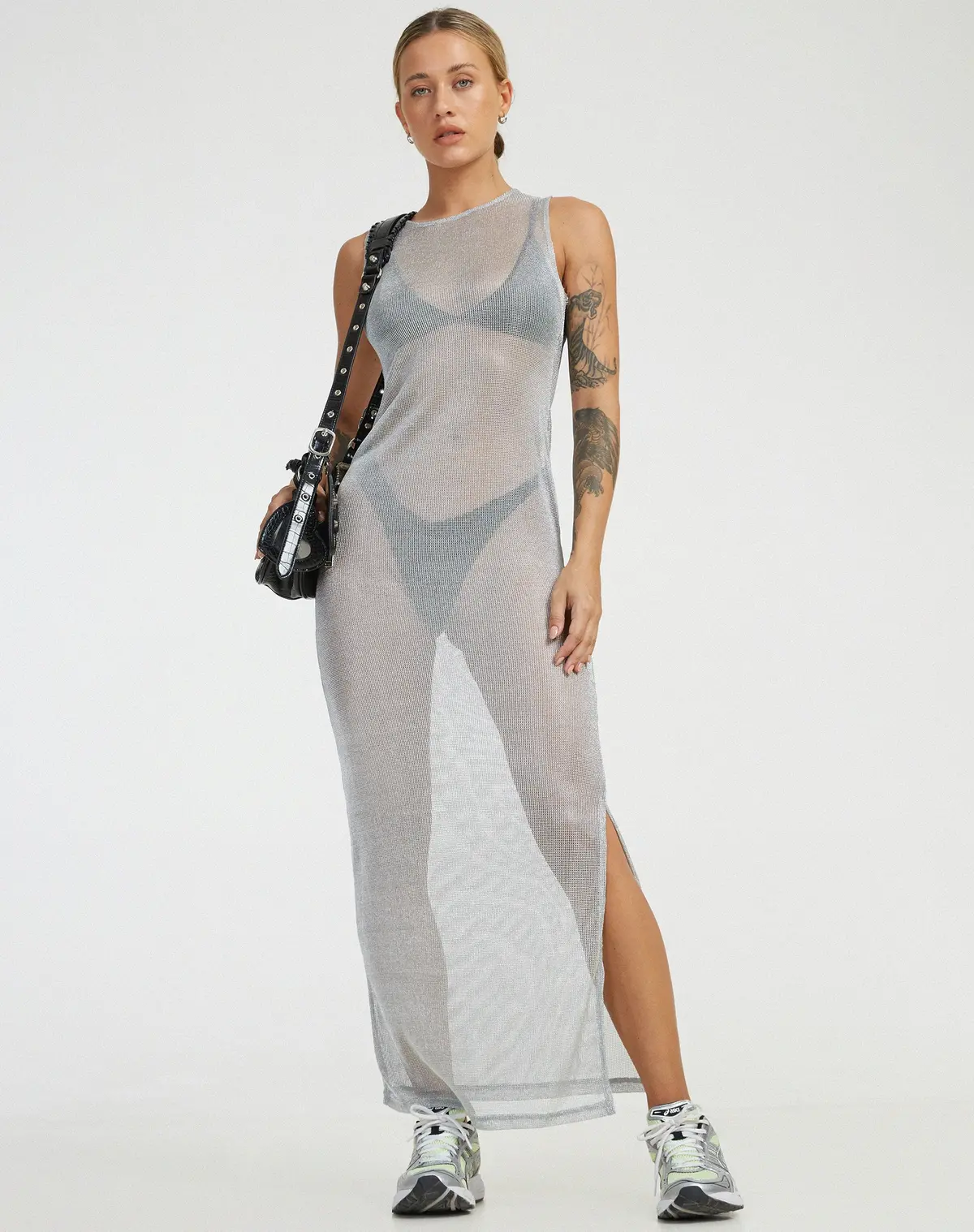 Piesa Dress In Silver Chain 1
