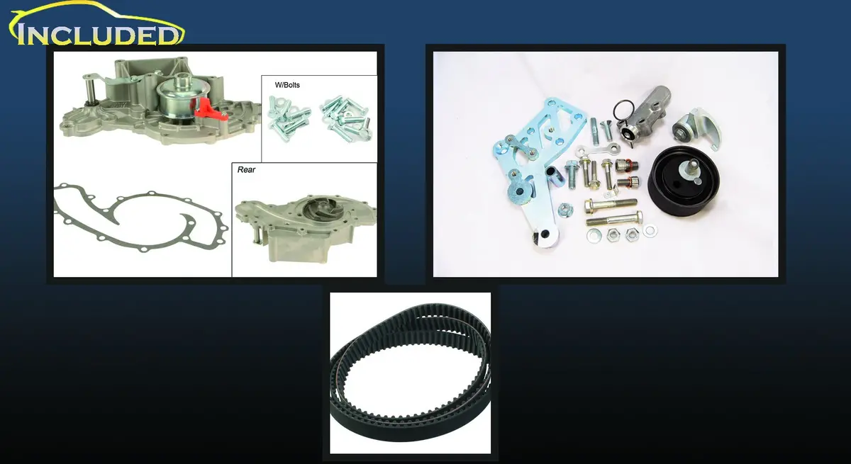 Tb8795 Aa - Timing Belt & Water Pump Kit - Using The P.K. Tensioner (1987-1995) - Pre-Order 1
