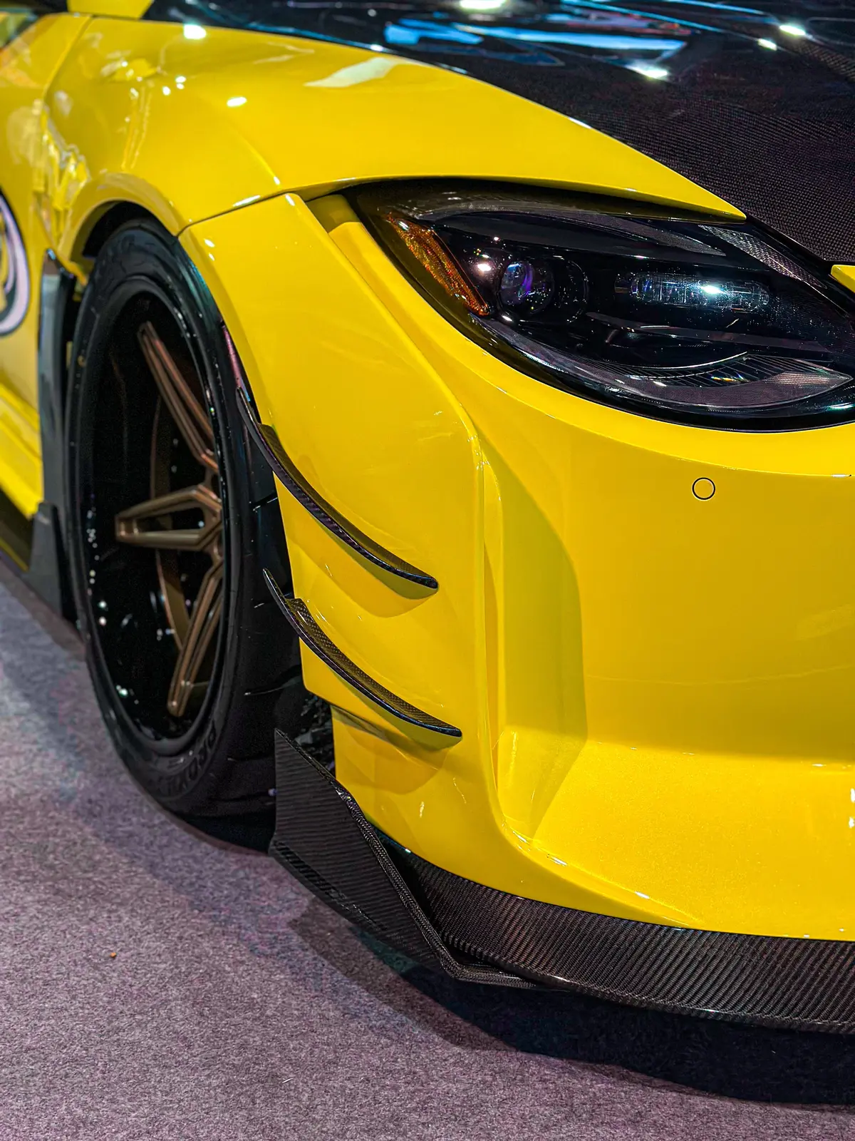 Project Widebody X Cmst Widebody Front Bumper Canards For Nissan Rz34 Fairlady Z 400Z 2022+ 1