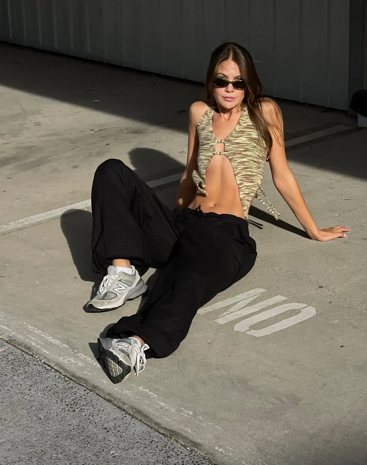 Phil Wide Leg Trouser In Cotton Rami Black 1